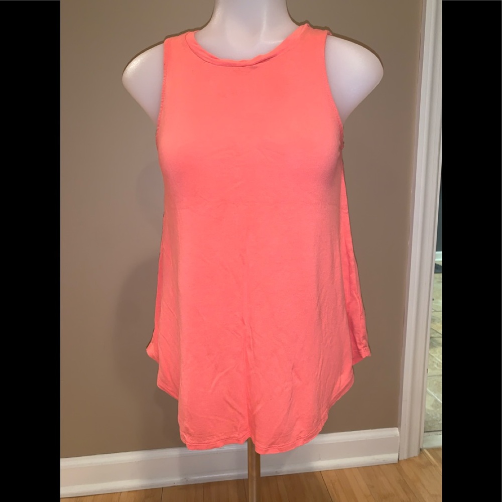 High low racer tank